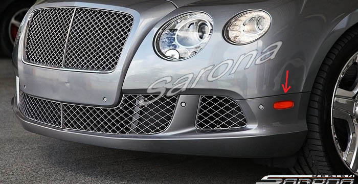 Custom Bentley GT  Coupe Front Bumper (2012 - 2017) - $1275.00 (Part #BT-021-FB)